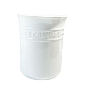 NEW Le Creuset WHITE Utensil Crock/Vase